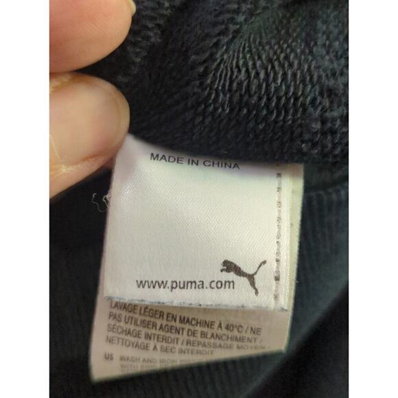 Puma X Ferrari Sweatshirt Woman's Medium Black Hoodie Full‎ Zip Racing Long - Picture 14 of 16